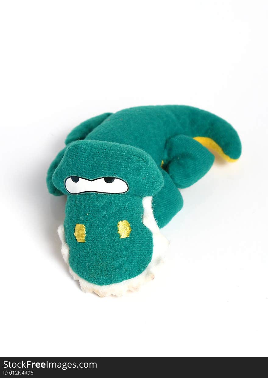 Cuddly toy crocordile