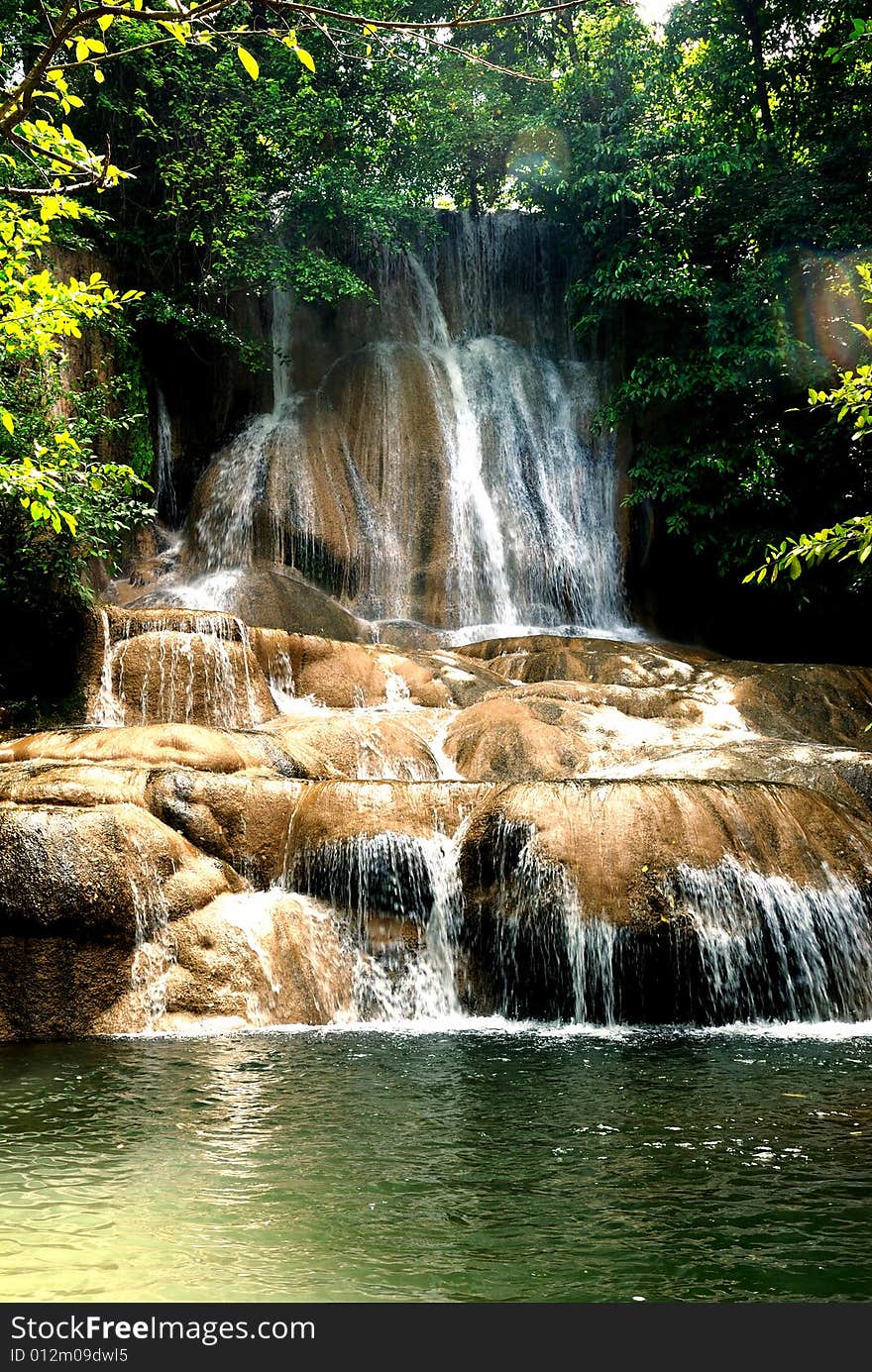 Waterfall at west of thailand