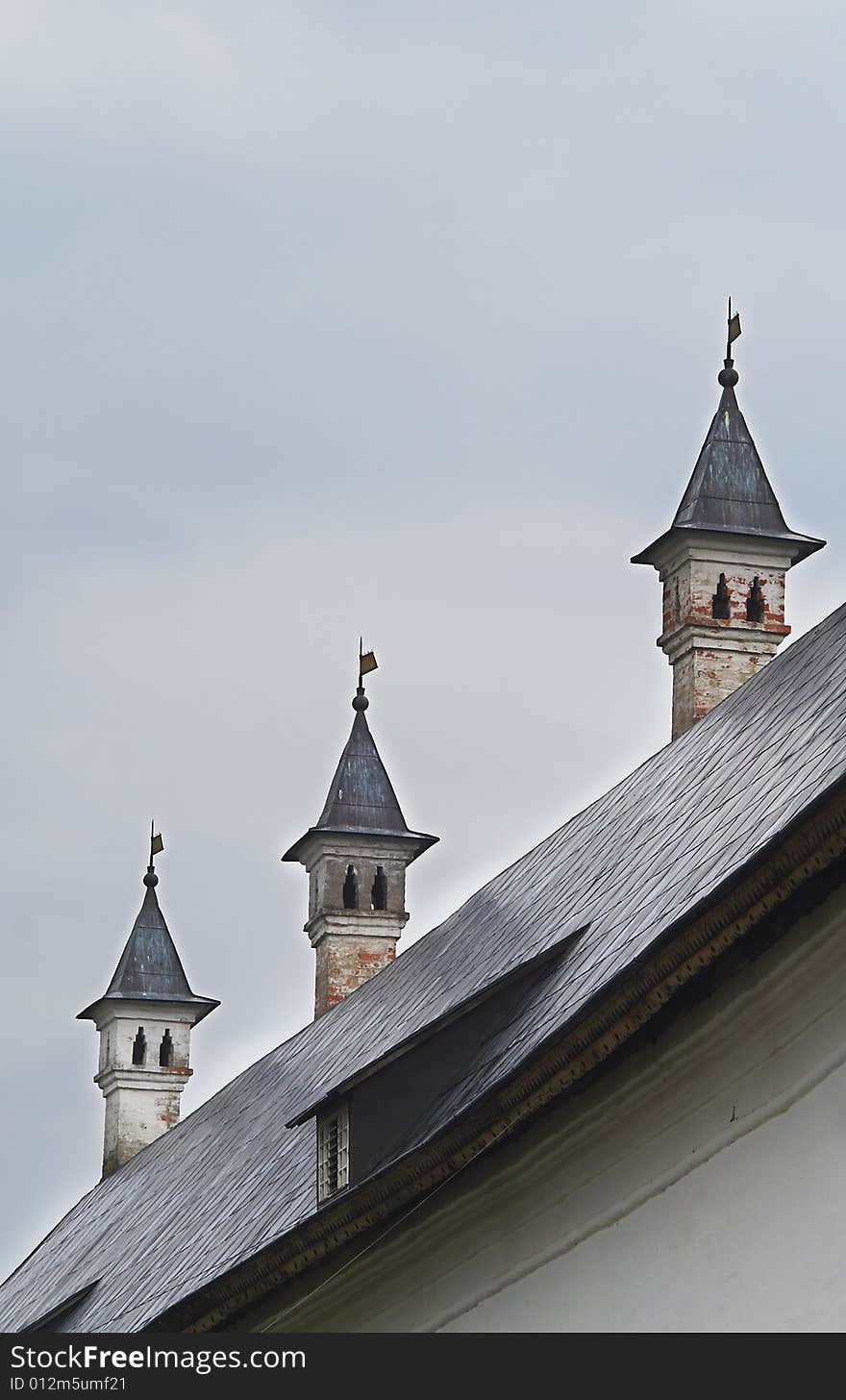 Roof of ancient building