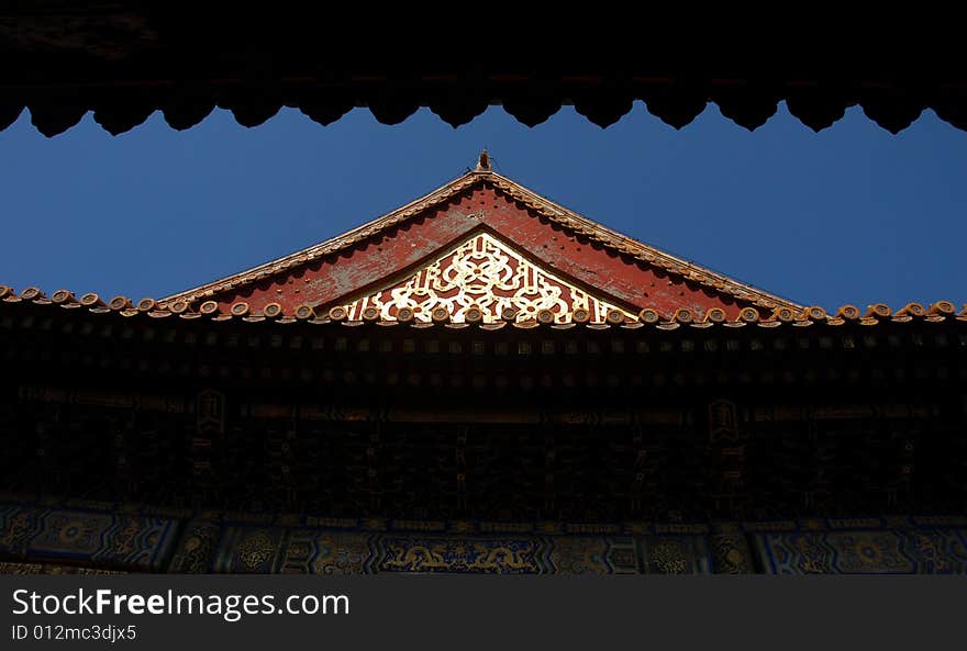 Ancient temple in Beijing,capital of china