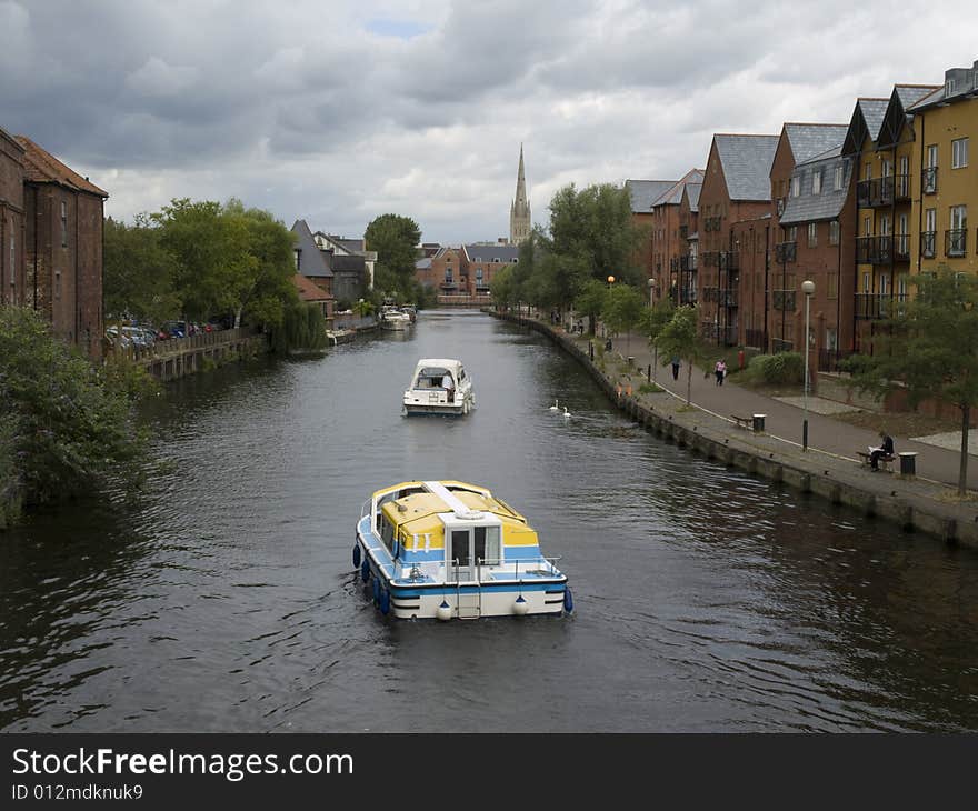 Busy river