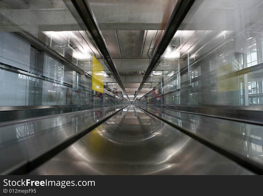 Walkway at airport