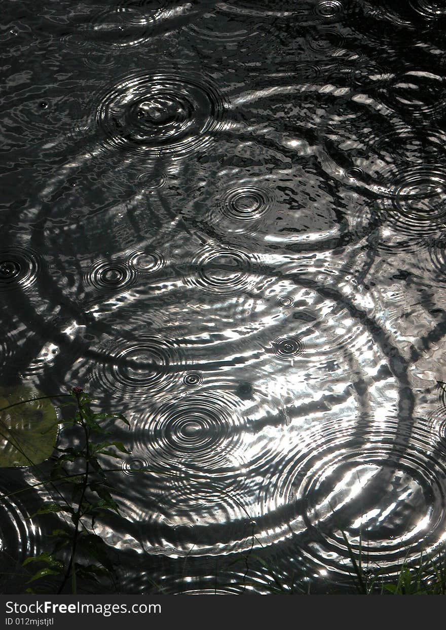 Greater circles on pools of water