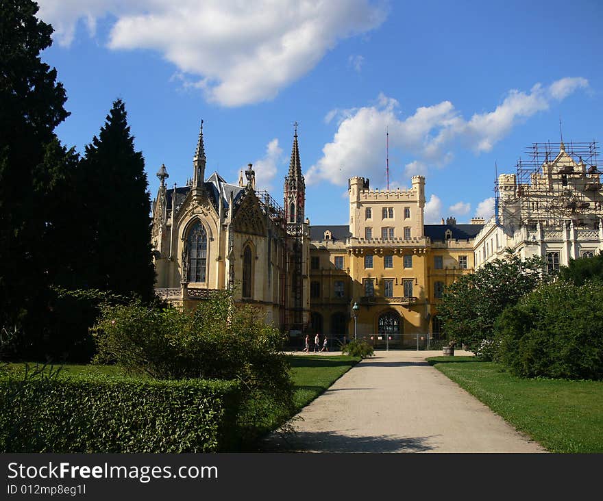 Castle in Lednice - CZ