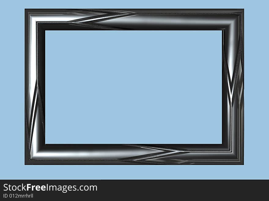 A 3D picture frame made of glas