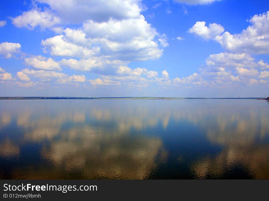 Sky and water