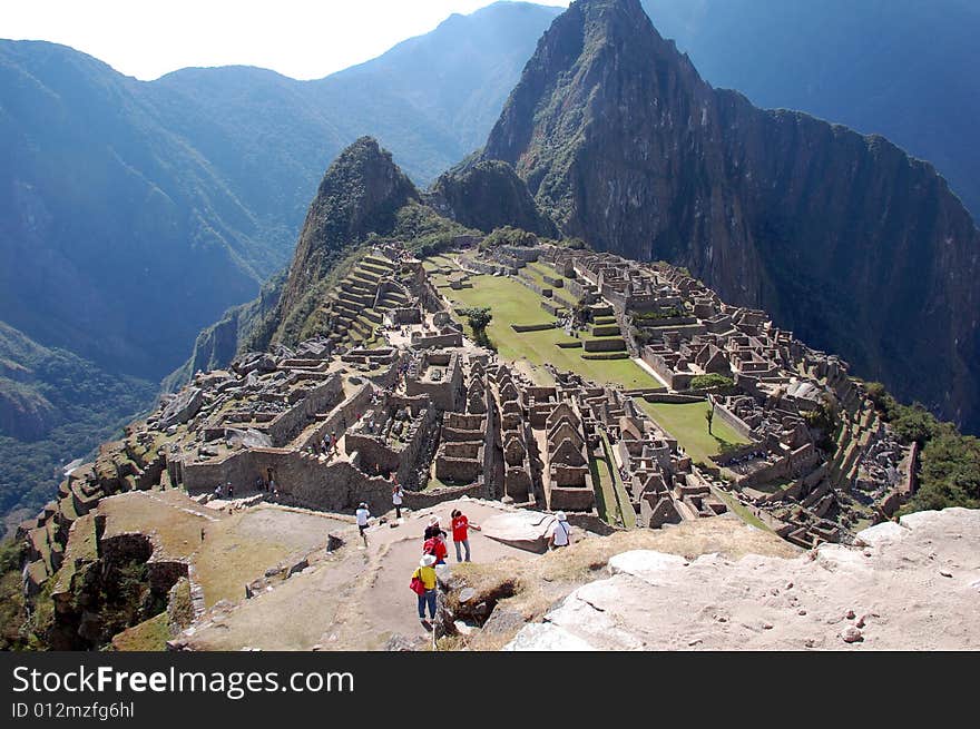 8th of a series of shots of machu-picchu peru. 8th of a series of shots of machu-picchu peru