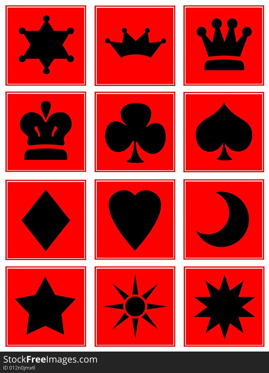 Card Symbol Set