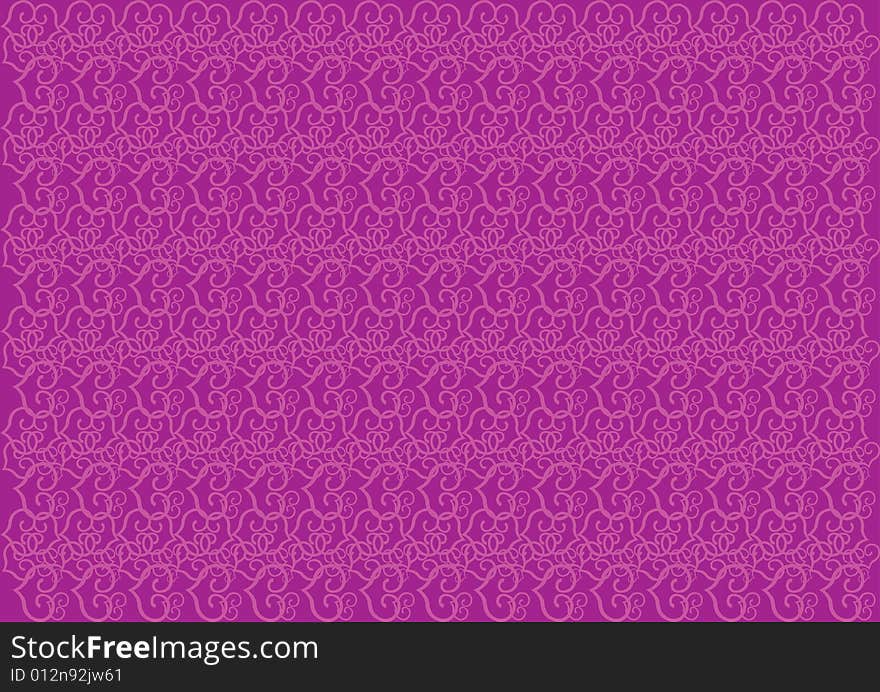 Seamless purple vintage wallpaper design