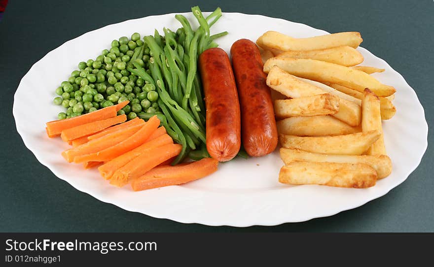 Sausage And Chips