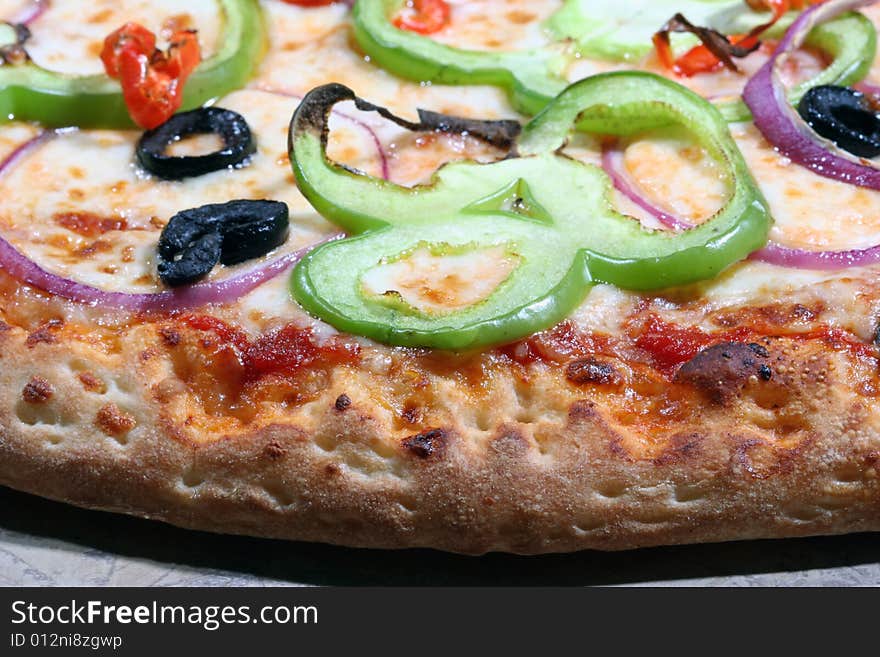 Pizza With Fresh Toppings