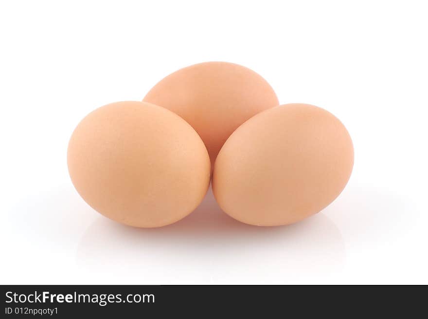 an eggs isolated on a white background