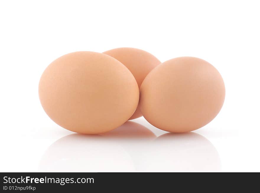 an eggs isolated on a white background