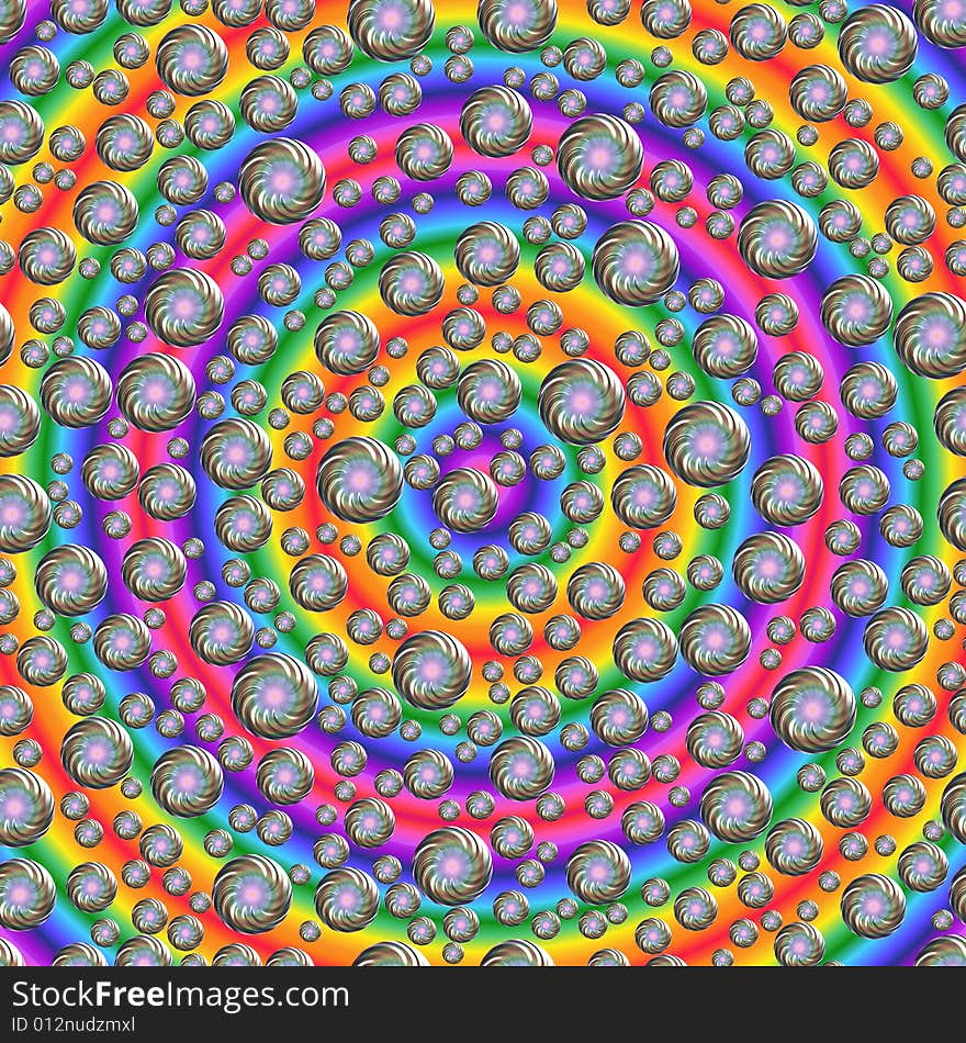 Colored Abstract Circle