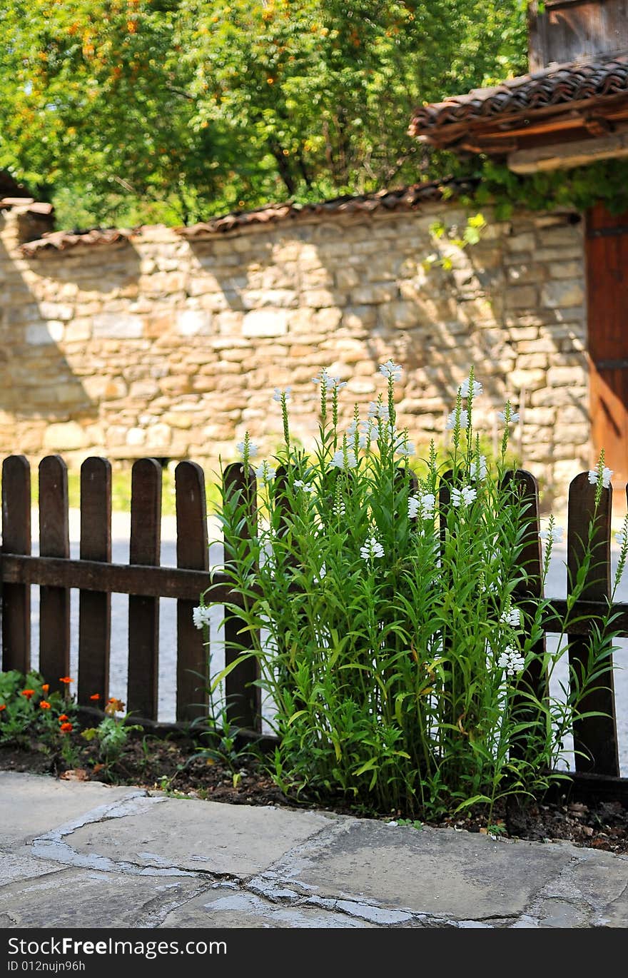 Wooden fеnce in Ichera village, Bulgaria. Wooden fеnce in Ichera village, Bulgaria