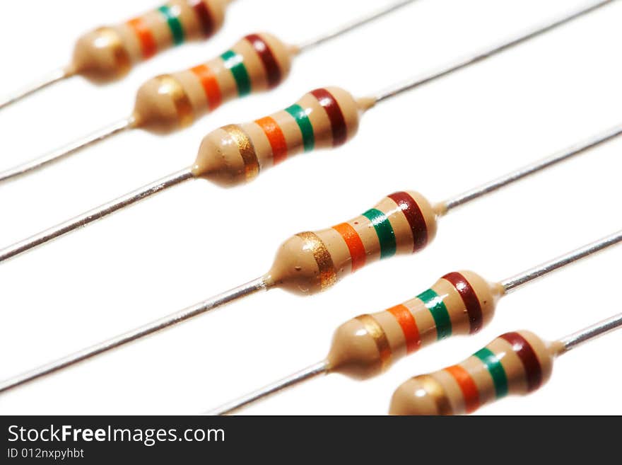 Striped resistors