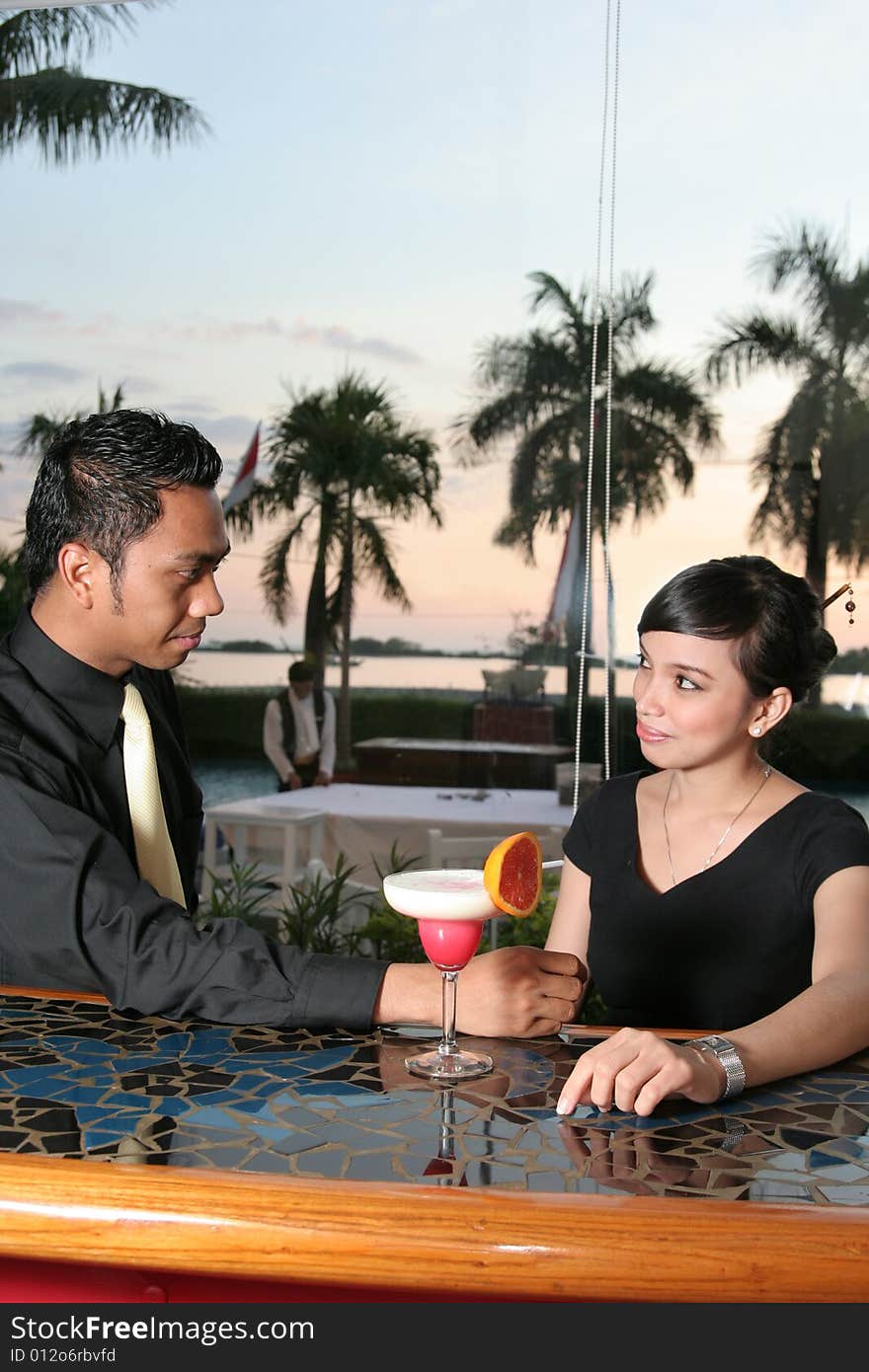 Couple At Bar