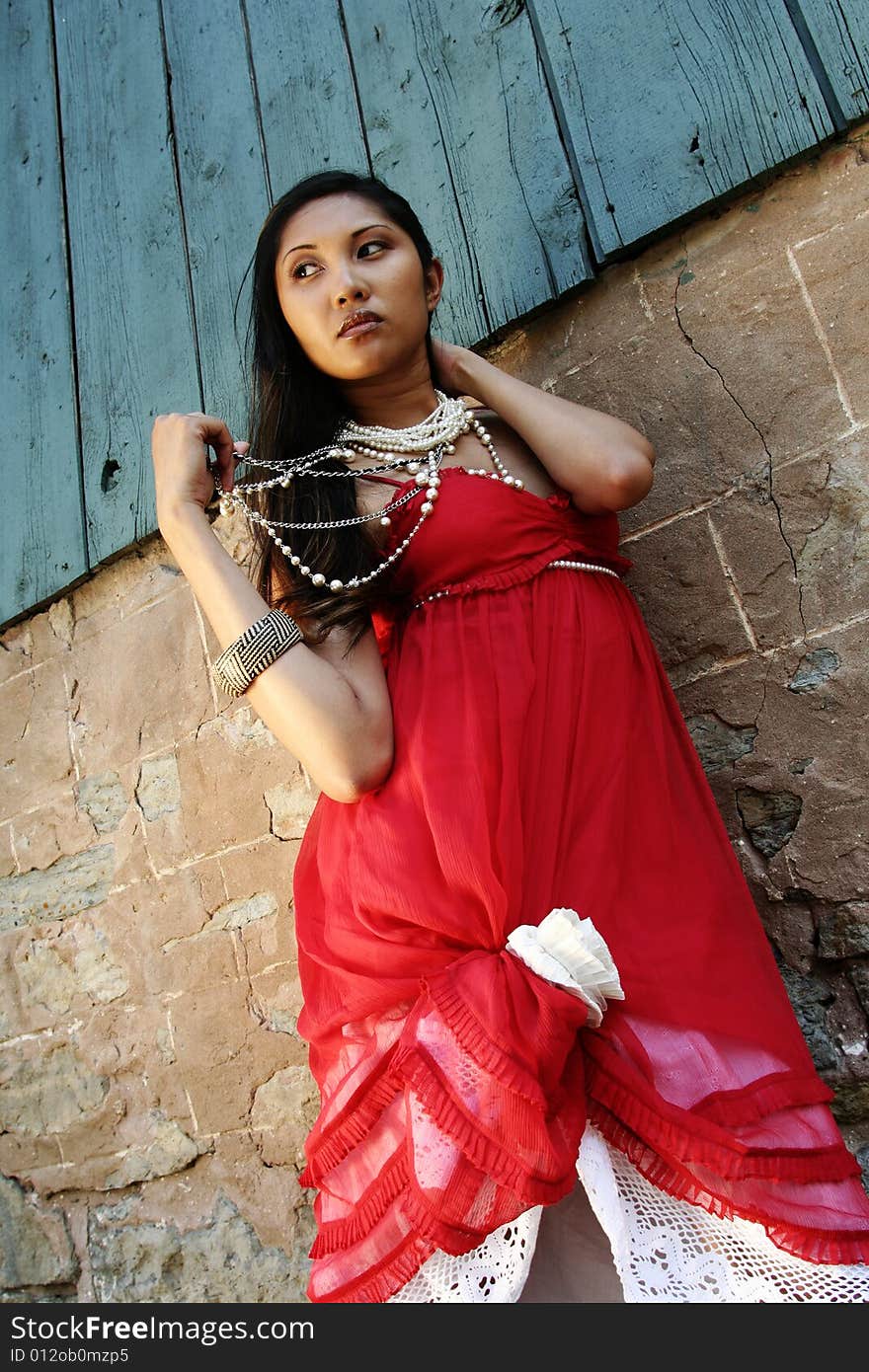 Fashion photo of young filipino