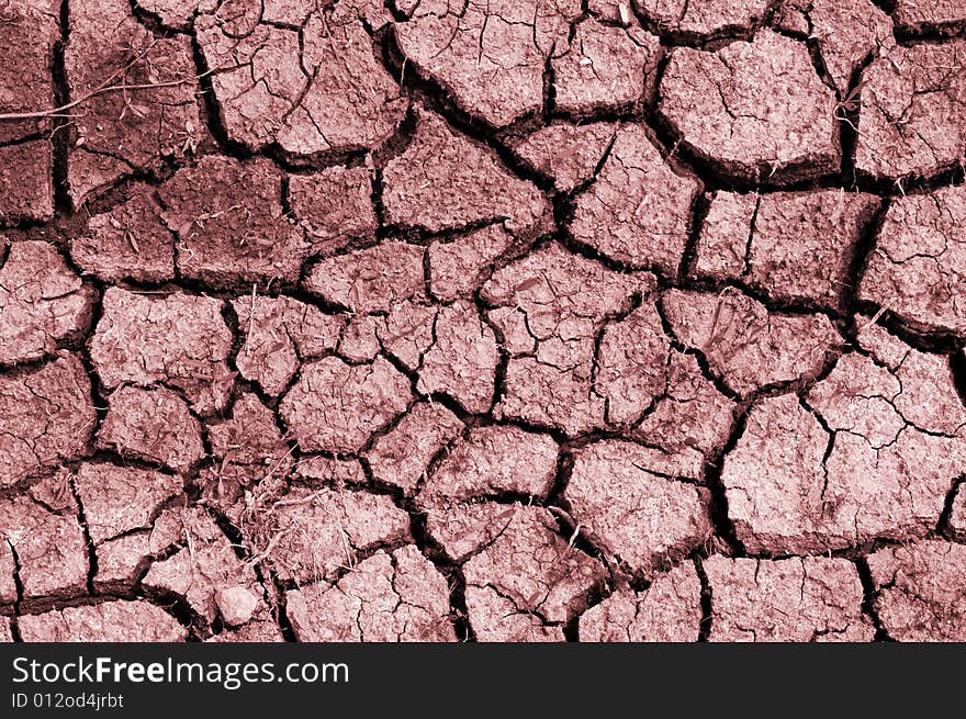 Structure of dry soil