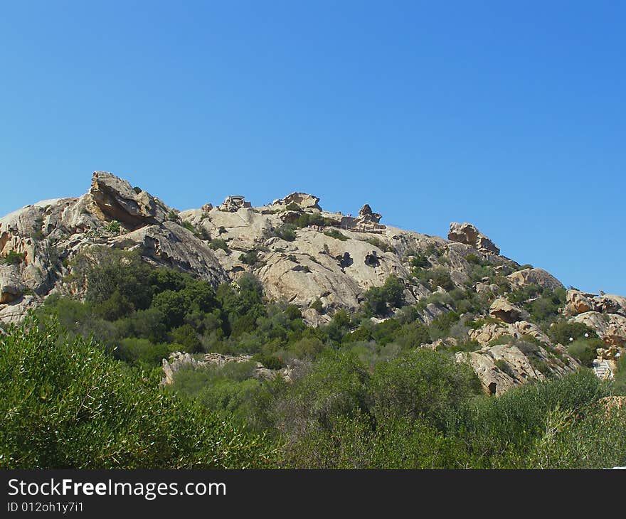 Rock formations in Sardinia - Italy