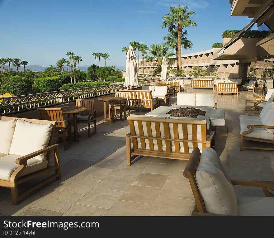 Luxury Resort Balcony Seating