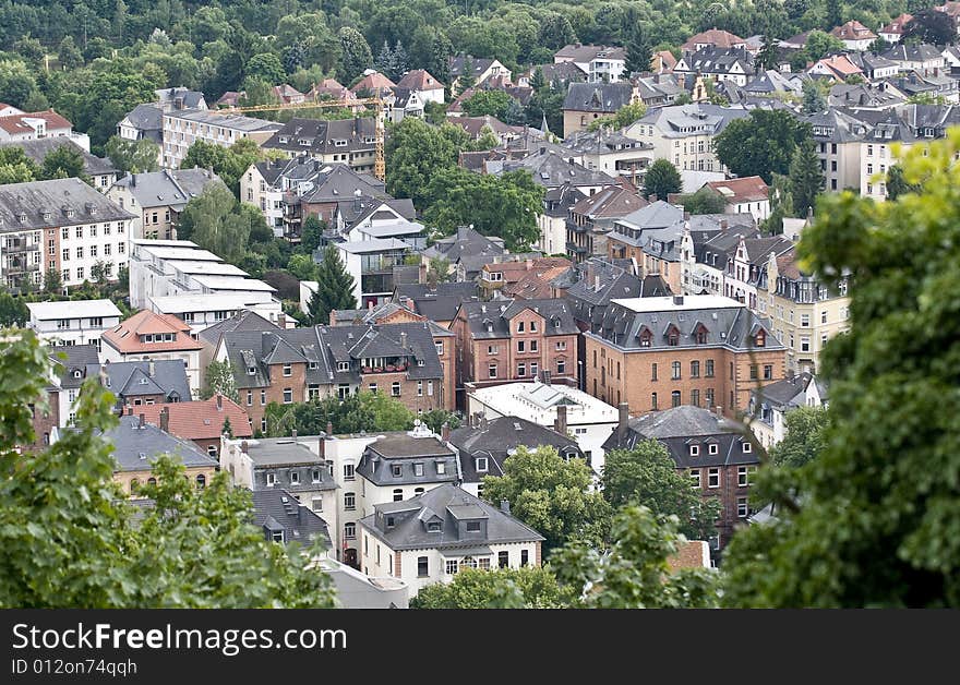 Roof tops of Marburg