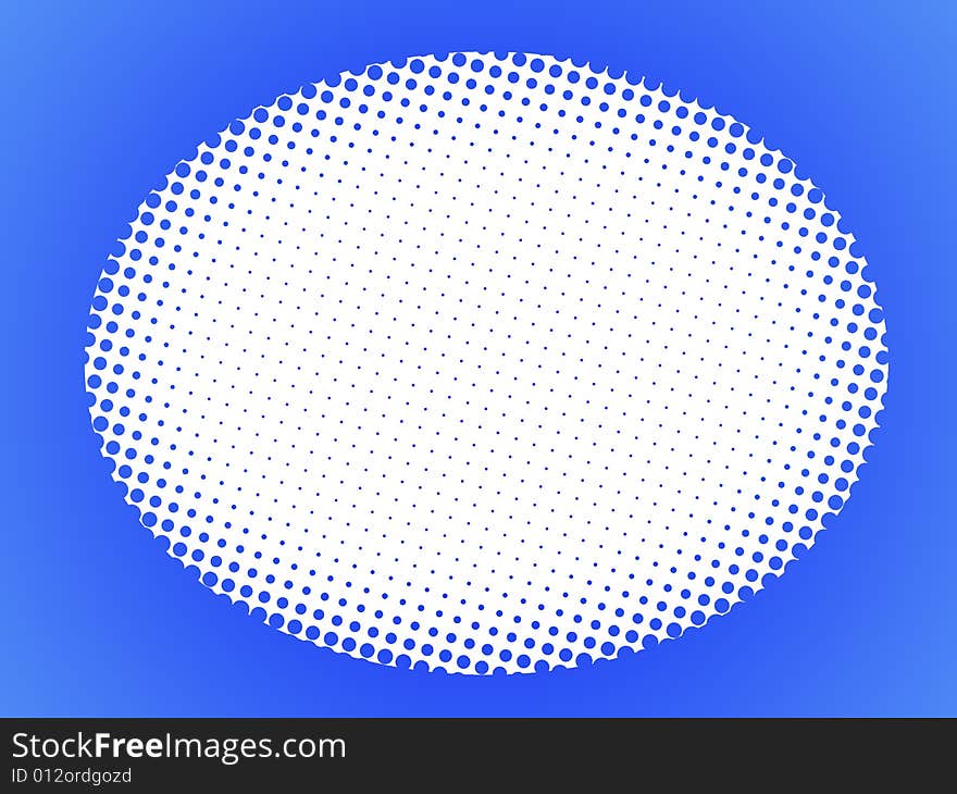 Halftone frame for photos/background etc