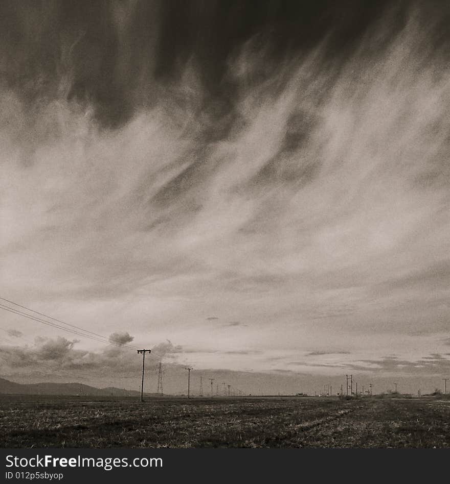 Vintage Photo Landscape