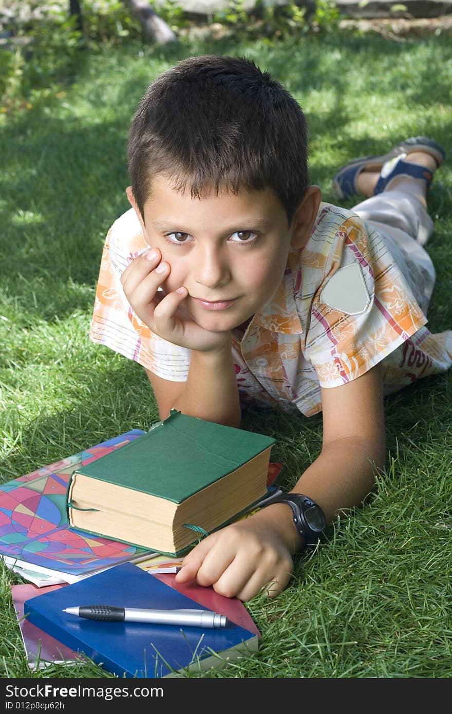 Student With The Books