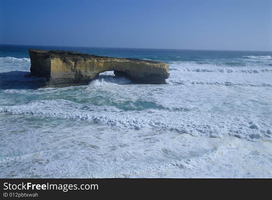 The Great Ocean Road in Australia.