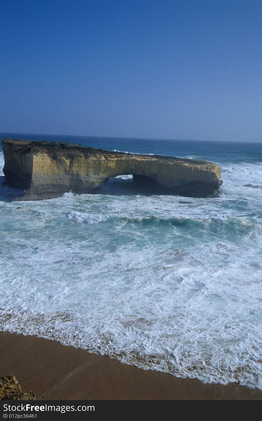 The Great Ocean Road in Australia.