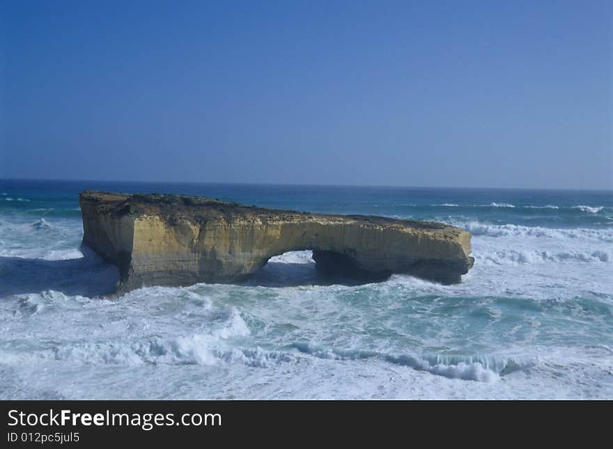 The Great Ocean Road in Australia.