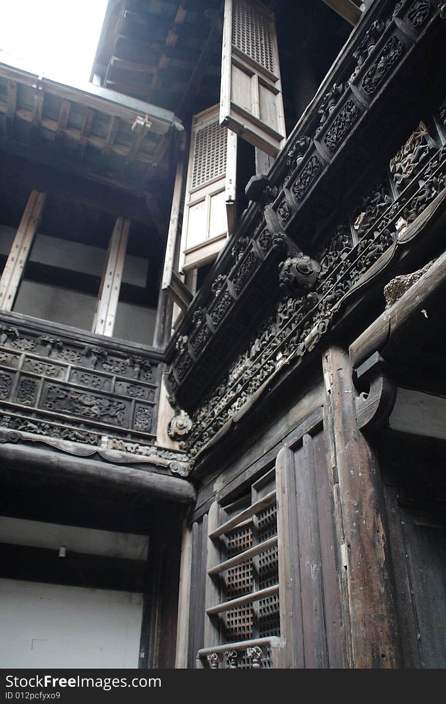 Chinese wood house, a general style in ming dynasty