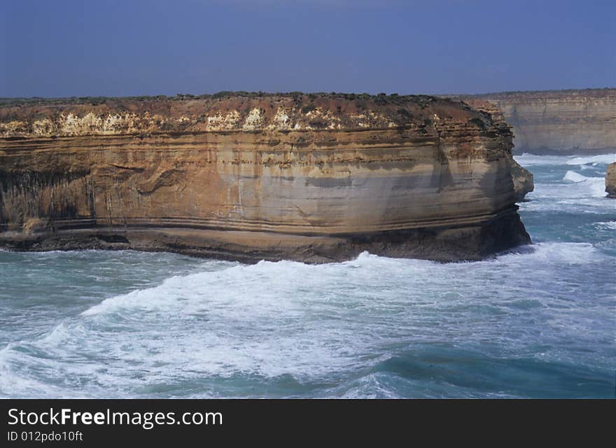 The Great Ocean Road in Australia.