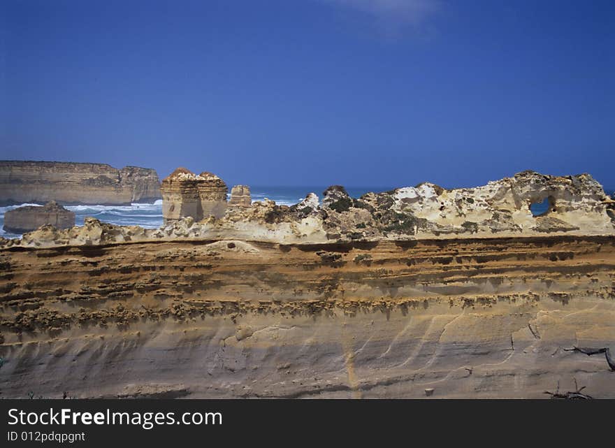 The Great Ocean Road in Australia.