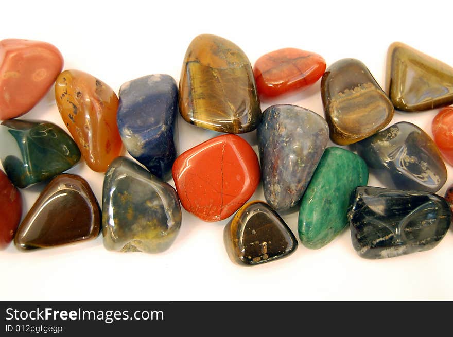 Colorfully stones