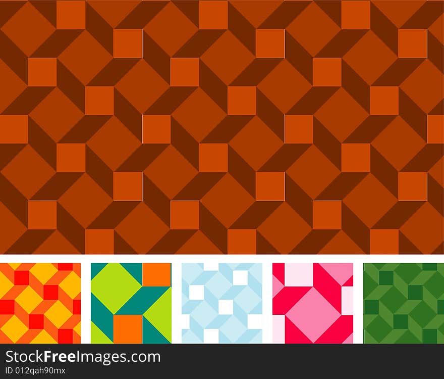 Seamless geometric pattern for backgrounds and textures. Seamless geometric pattern for backgrounds and textures.