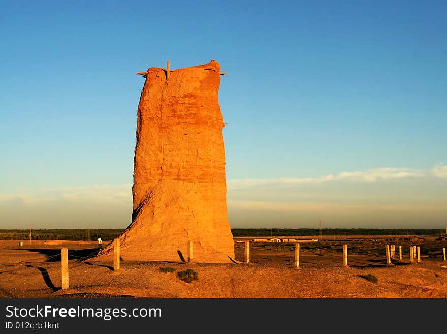 Located at the northwest of Sinkiang China, Ghost Castle is also known as Wind City, because of its landscape shaped by wind erosion.