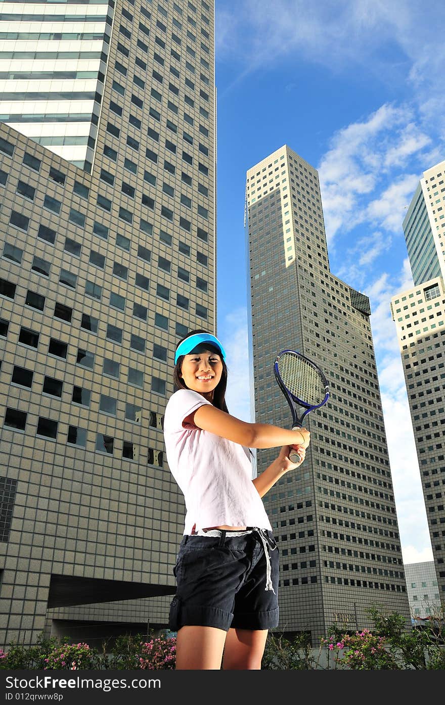 Picture of Sports combined with the urban environment. Picture of Sports combined with the urban environment.