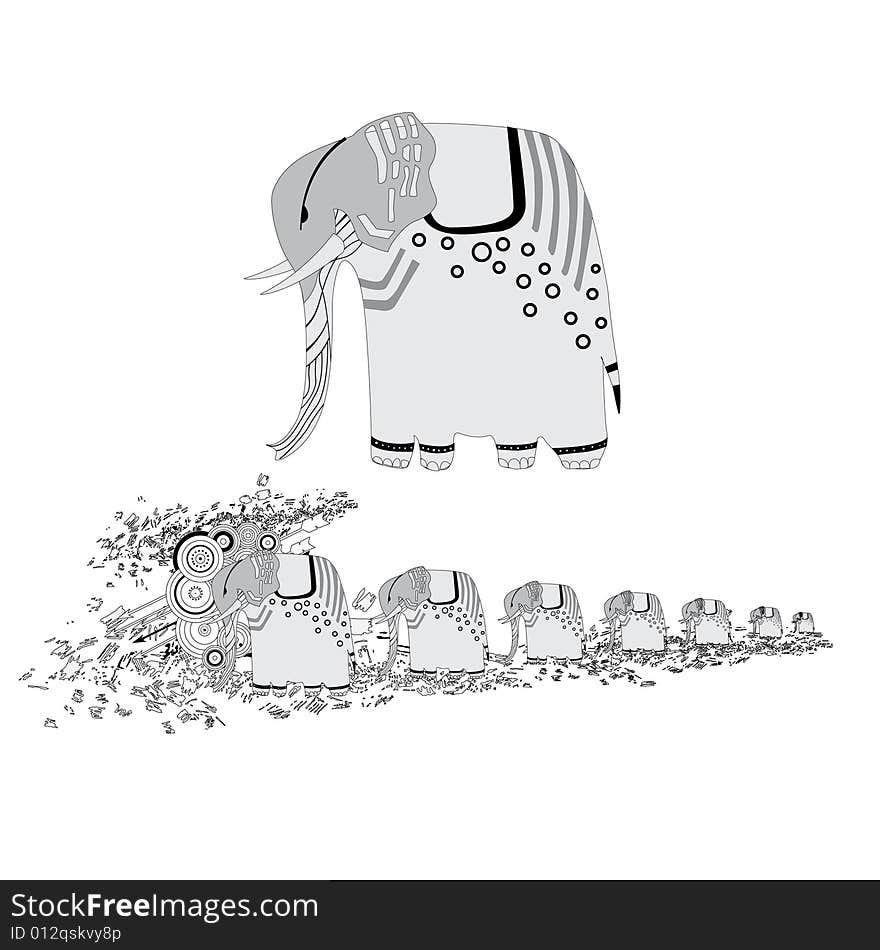 7 elephans