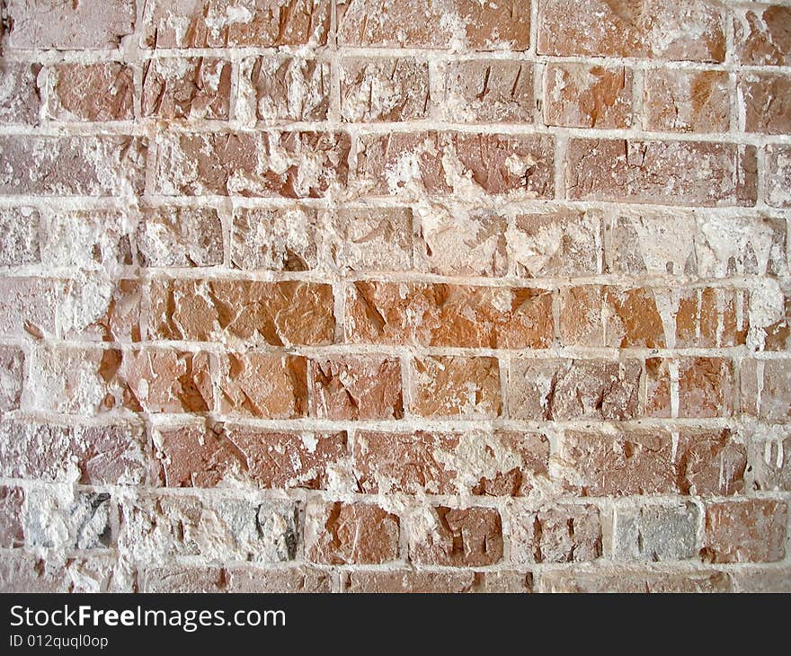 Old brick wall. Abstract texture.