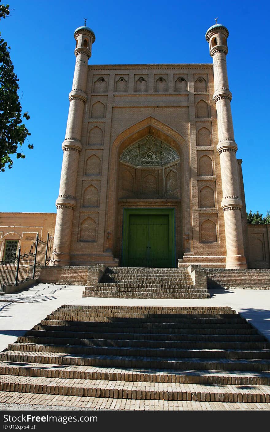 The big mosque of sinkiang china