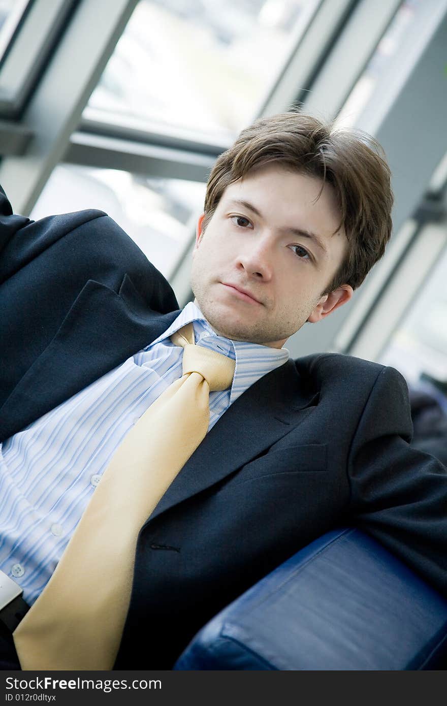 Portrait of young businessman