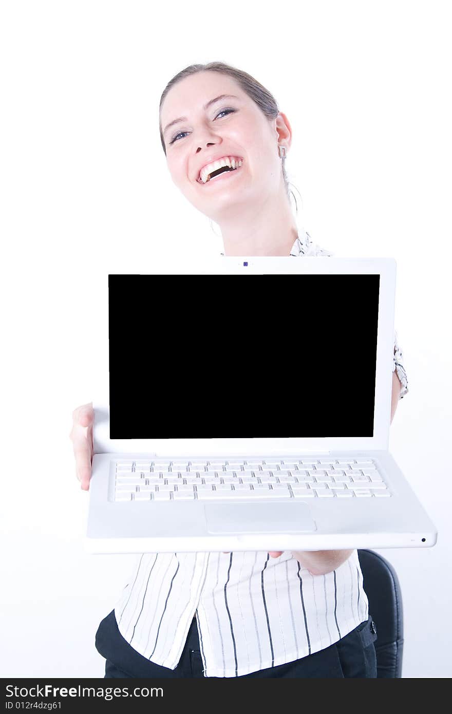 Laptop woman