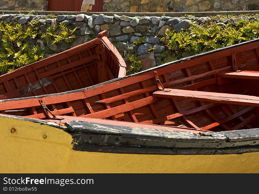 Abandoned fishing boats