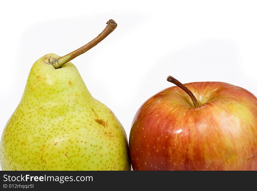 Apple and pear