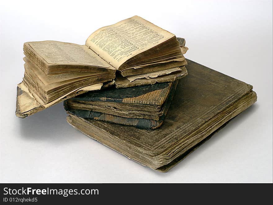 Old open religious books famely relik. Old open religious books famely relik