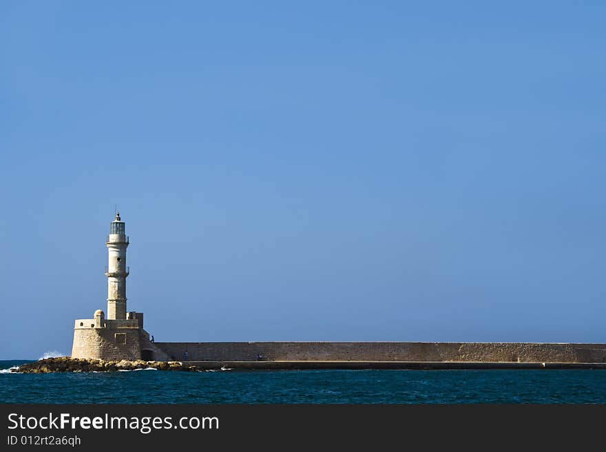 Lighthouse At Chania