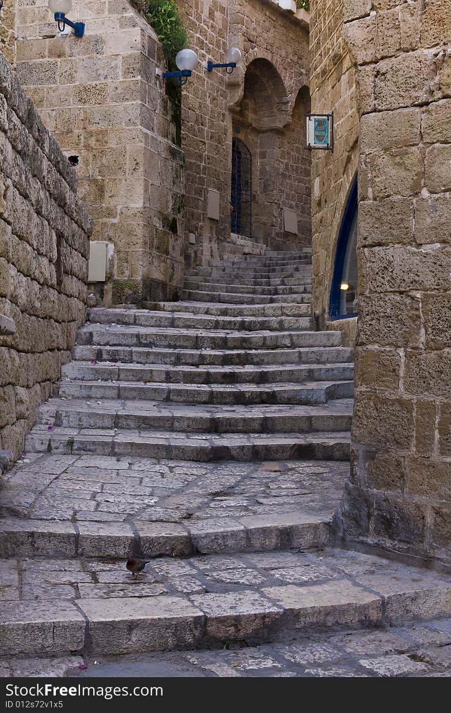 Alley in the old city of Jaffa. Alley in the old city of Jaffa.