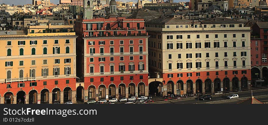 Old genoa (genova-Italy) port.